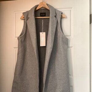 Love Tree Long Women's Gray Vest